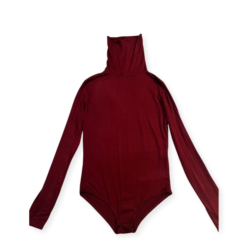Roll Neck Long Sleeve Bodysuit